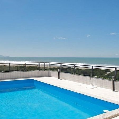Апартаменты Linda Cobertura Frente Mar Com Piscina Privativa E Pe Na Areia! Флорианополис Экстерьер фото