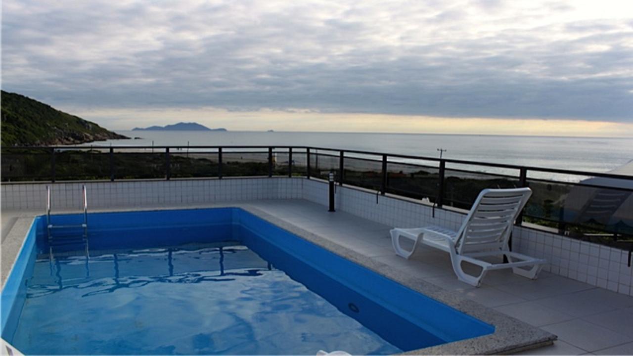Апартаменты Linda Cobertura Frente Mar Com Piscina Privativa E Pe Na Areia! Флорианополис Экстерьер фото