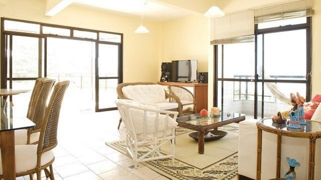 Апартаменты Linda Cobertura Frente Mar Com Piscina Privativa E Pe Na Areia! Флорианополис Экстерьер фото
